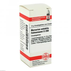 MERCURIUS SOLUBILIS Hahnemanni D 200 Globuli