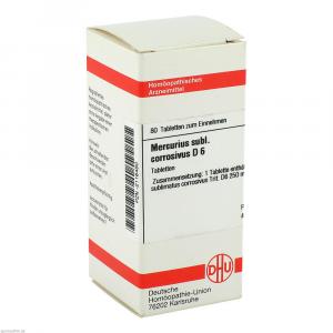 MERCURIUS SUBLIMATUS corrosivus D 6 Tabletten