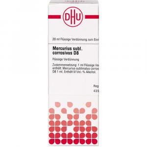 MERCURIUS SUBLIMATUS corrosivus D 8 Dilution