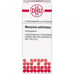 MERCURIUS SUBLIMATUS corrosivus LM XII Globuli