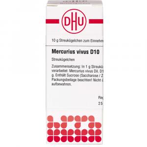 MERCURIUS VIVUS D 10 Globuli