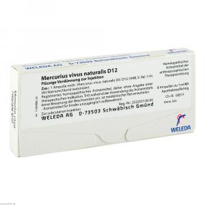 MERCURIUS VIVUS NATURALIS D 12 Ampullen