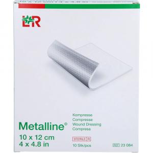 METALLINE Kompressen 10x12 cm steril