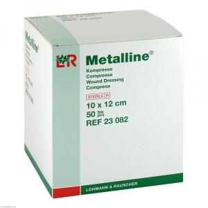 METALLINE Kompressen 10x12 cm steril