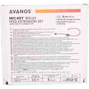MIC-KEY Extension-Set Bolus gerade ENFit 30 cm