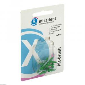 MIRADENT Interd.Pic-Brush Ersatzb.medium grün