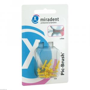 MIRADENT Interd.Pic-Brush Ersatzb.x-fein gelb