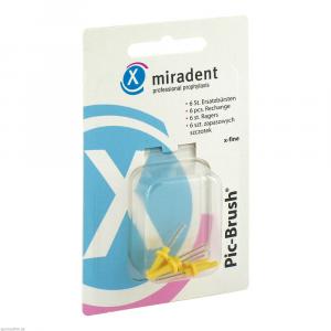 MIRADENT Interd.Pic-Brush Ersatzb.x-fein gelb