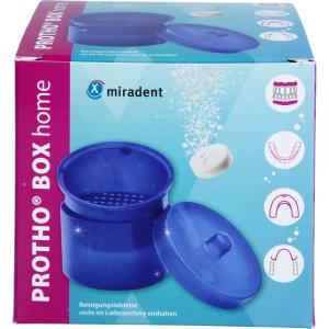 MIRADENT Protho Box Home blau Glitzer