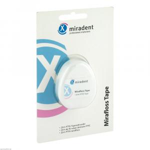 MIRADENT Zahnseide Mirafloss Tape teflonbeschicht.