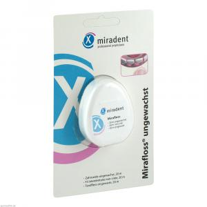 MIRAFLOSS Tape Zahnseide ungewachst 20 m
