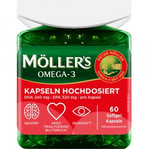 MÖLLER'S Omega-3 Kapseln hochdosiert