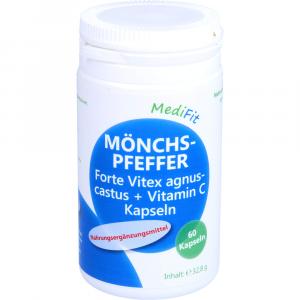 MÖNCHSPFEFFER FORTE+Vitamin C Kapseln MediFit