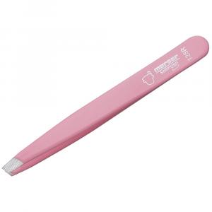 MÖRSER Pinzette Topinox rostfrei schräg rosa 125R