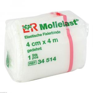 MOLLELAST Binden 4 cmx4 m weiß