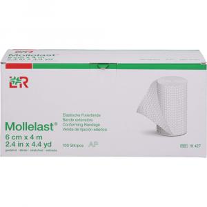 MOLLELAST Binden 6 cmx4 m weiß lose
