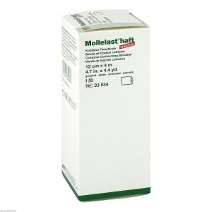 MOLLELAST haft Binden latexfrei 12 cmx4 m weiß