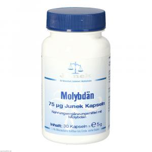 MOLYBDÄN 75 μg Junek Kapseln