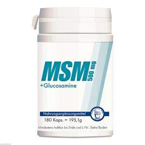 MSM 500 mg+Glucosamine Kapseln