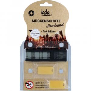 MÜCKENSCHUTZ Armband Karo grau