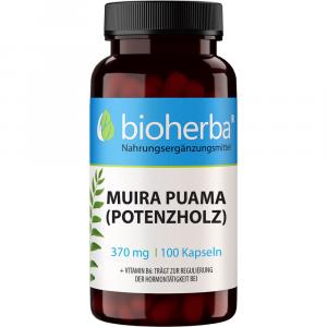 MUIRA PUAMA POTENZHOLZ 370 mg Kapseln
