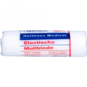 MULLBINDEN elastisch 12 cmx4 m