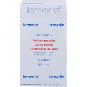 MULLKOMPRESSEN 10x20 cm steril 12fach 17fädig
