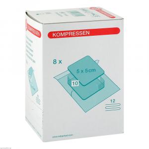 MULLKOMPRESSEN 5x5 cm steril 12fach