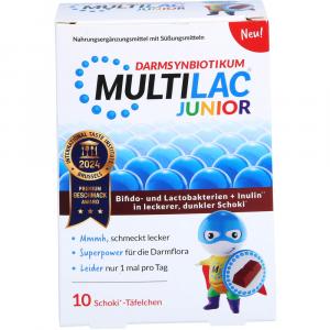 MULTILAC Darmsynbiotikum Junior Täfelchen