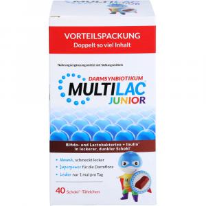 MULTILAC Darmsynbiotikum Junior Täfelchen