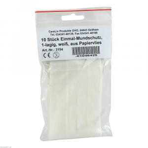 MUNDSCHUTZ PAPIERVLIES m.Gummiband weiß