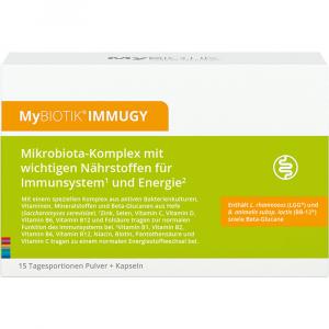 MYBIOTIK IMMUGY Kombipackung 15x2 g+30 Kapseln