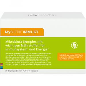 MYBIOTIK IMMUGY Kombipackung 30x2 g+60 Kapseln