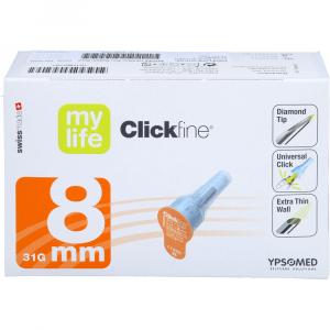 MYLIFE Clickfine Pen-Nadeln 31 G 8 mm Diamond Tip