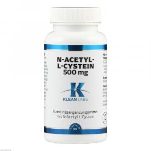 N-ACETYL-L-Cystein 500 mg KLEAN LABS Kapseln