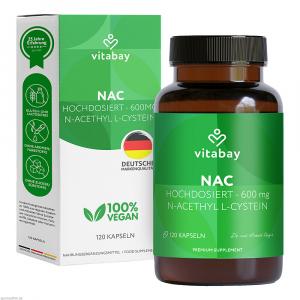 NAC 600 mg N-Acetyl L-Cystein vegan Kapseln