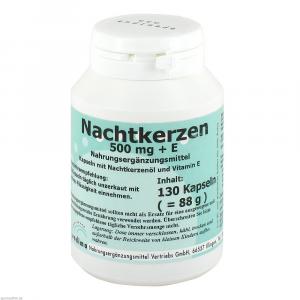 NACHTKERZEN 500 mg+E Kapseln