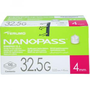 NANOPASS 32,5 Pen Kanüle 0,22x4 mm