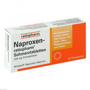 NAPROXEN-ratiopharm Schmerztabl. Filmtabletten
