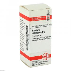 NATRIUM CHLORATUM D 3 Globuli