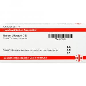 NATRIUM CHLORATUM D 30 Ampullen