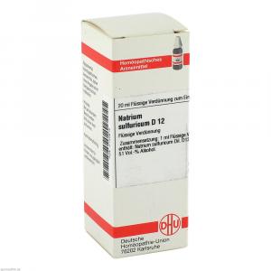 NATRIUM SULFURICUM D 12 Dilution