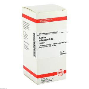 NATRIUM SULFURICUM D 12 Tabletten