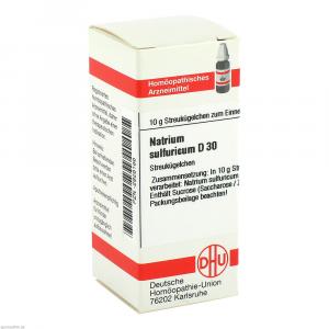 NATRIUM SULFURICUM D 30 Globuli