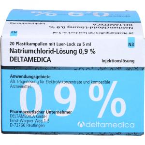 NATRIUMCHLORID-Lösung 0,9% Deltamedica Luer-Lo Pl.