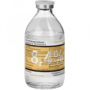 NATRIUMHYDROGENCARBONAT-Lsg.8,4% DELTAMEDICA Glas