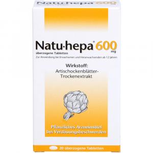 NATU HEPA 600 mg überzogene Tabletten