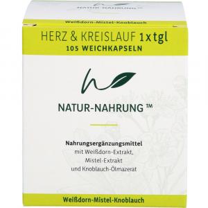 NATUR-NAHRUNG Herz & Kreislauf 1x tgl.Weichkapseln