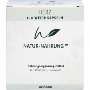 NATUR-NAHRUNG Herz Weißdorn Weichkapseln