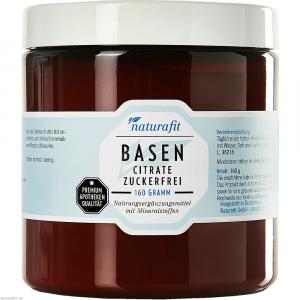 NATURAFIT Basencitrate zuckerfrei Pulver